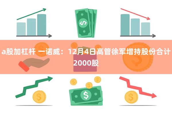 a股加杠杆 一诺威：12月4日高管徐军增持股份合计2000股